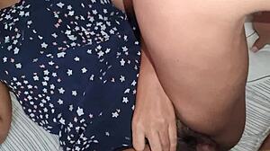 Argentinian Miranda Fucked by Boss on Phone with Husband