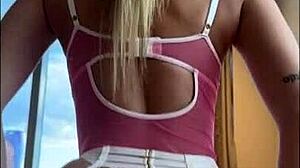 Hey Tiffany Watson, ready for boyfriend to dick down your big tits on vacation?