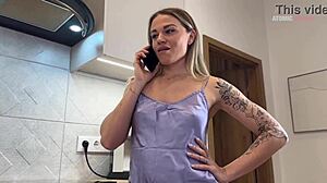 slutty wife takes huge black plumber cock deep