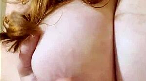 She was PLAYIN with her PUSSY LIPS before heading to work as muscular beauty