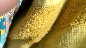 The ebony bbw goddess worshiped the monster black cock sloppily before the mirror in amateur deepthroat action