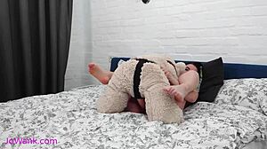 Teen Fuck with Teddybear Involves Brunette Amateur with Big Tits Masturbating and Missionary