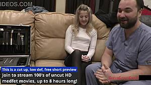 Petite blonde stacy shepard gets stimulating exam with toys and vibrator in hospital