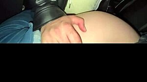 I hooked up with horny big ass Latina milf in the Uber for outdoor cumshot.