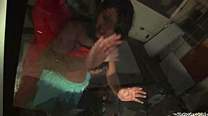 threesome sex brings ultimate happiness to this gorgeous girl