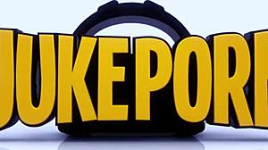 Beautiful and pretty blonde fucks hard with her big dildo