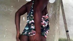 why does this crazybitch keep twerking in clothes before going fully naked??