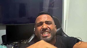 Contrasting Thrill of Huge Cock in Cute Brazilian Pussy