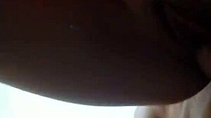 she catches him in the bathroom and starts fucking his cock hard