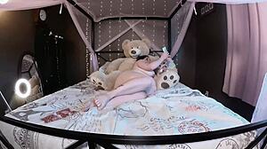 Chubby BBW Vibes Her Big Ass With Toys In Snowy Shorts Compilation