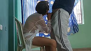 oh no madrasta drinks too much she squirts huge and he cums in her mouth with bbw creampie!!