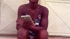 why does this crazybitch keep twerking in clothes before going fully naked??