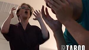 Awkward Attraction Escalates As Nina And Jamie Dive Into Taboo Milf Pov Action With Big Tits