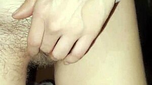 TEACHER and student girl MASTURBATE during recess in amateur couple pov with hairy pussy and mutual orgasm action.