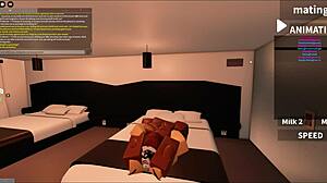 Whoa, face fucking that girl in a hat... intense rough action with monster big black cock! 😈