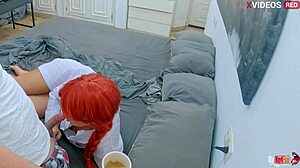 Hot Stepmom Offers Huge Ass For Morning Anal Sex With Creampie In Colombian Bedroom