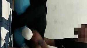 Skinny teen gets doggystyle orgasm with natural tits shaking.