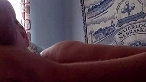 gave this guy head for the first time after my new piercings and it was a chubby bbw amateur blowjob with big cock 😏