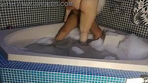 Vivi guedez sneaks into motel room for solo masturbation and rough riding mischief