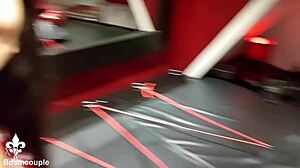 Full movie unfolds as femdom mistress binds her slave lover. She forces CUM IN MOUTH in intense BDSM bondage scene uncensored.