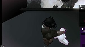 Masturbating my huge monster cock in front of cheating prostitute for facial cumshot