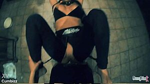 Breaking The Quiet With Big Tit Dildo Anal Gaping Action!