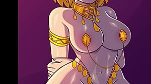 i love how zelda gets fucked by urbosa in this futanari comic en español with big tits and creampie action