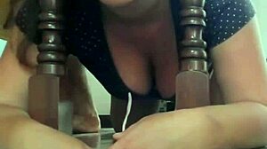 My young 18+ housewife stepmom got stuck under the bed. I bent her over doggystyle and fucked her hairy pussy til facial cumshot.