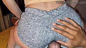 Hey, watch my stepsister ride her amazing big ass on my huge cock until creampie.