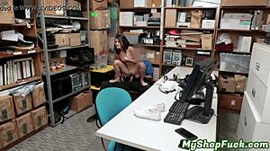 Petite skinny asian teen 18+ caught stealing at mall by police