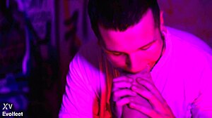 Oh man, this BBW's foot worship turns into wild pussy licking and face sitting with a buttplug in play! 👣😍 Her big ass and natural tits make it so hot during foreplay.