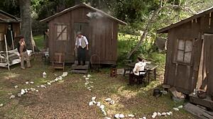 Amber Rayne, Hannah West, Kaci Star suggest outdoor gangbang