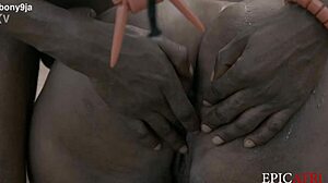 amateur ebony deepthroats monster cock outdoors