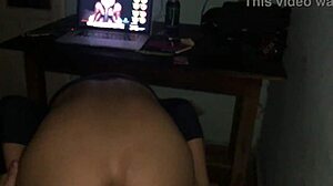 Come Watch This Sloppy Wet Pussy Lick and Rough Doggystyle Action with Redhead in POV