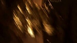 sexy brunette shows body for love