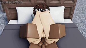 damn that bbc wrecked my wet sissy hole as this blacked femboy got used rough missionary style