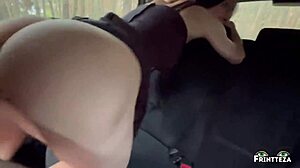 How does this young milf handle all those throatpie cumshots in her homemade compilation?