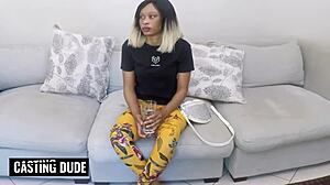 Stuffing my big fat cock in this amazing black pussy