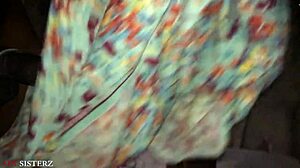 Hidden room sex on the wood for a long time! Can this ebony milf handle the big black cock in doggystyle and missionary?