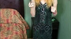 Long Promo Whispering Flapper Cums In Her Pantyhose Starring Cahira Evanna