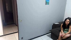 Housewife Nervous with Police Searching for Husband Pays for Freedom Using Her Big Ass