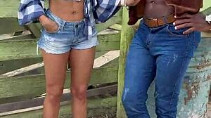 BBC Caseiro Fucks Married Hotwife Patroa At Fazenda With Gato Preto In Orgy Creampie And Cuckold Humiliation