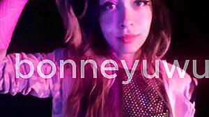 bonneyuwu performs a sexy argentinian twerk dance with her petite cute tight body