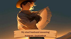 Moaning softly while deep inside your warm embrace