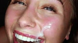 Tunnen itseni niin huoraksi kun kaunis blondi Lily Phillips ottaa gangbang-kyrvät kaikkiin reikihin tuplapenetratiolla ja suuhun siemensyöksyllä.