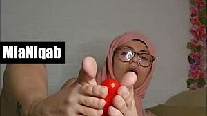 Mia niqab compilation 9 with sexy arab pov action