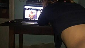 Come Watch This Sloppy Wet Pussy Lick and Rough Doggystyle Action with Redhead in POV