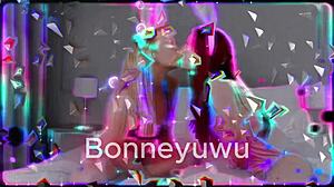 bonneyuwu performs a sexy argentinian twerk dance with her petite cute tight body