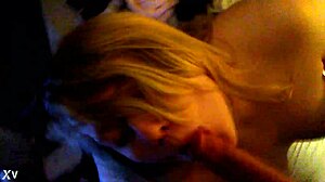 Just a simple amateur blowjob from this blonde with nice tits.