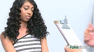 Curly Shoplifter Rides Guard Tight